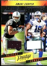 Amari Cooper Card 2019 Prestige Changing Stripes Jerseys #8 