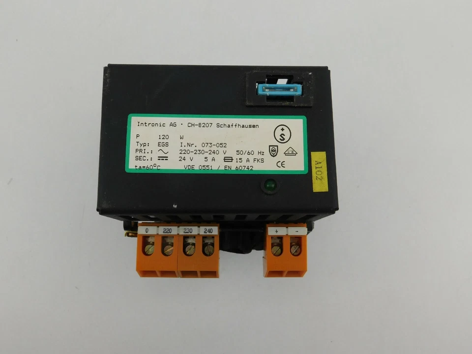 Intronic Lüftertransformator. P 120 W EGS 073-052 220-230-240 V 50/60 Hz - Image 4 of 4