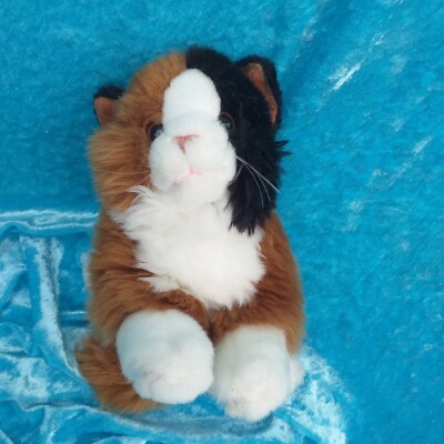 Uni Toys Glücks Katze Kater Tricolor Stofftier Kuscheltier Plüschtier 28 cm