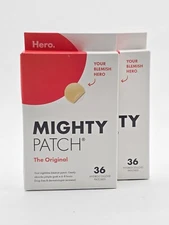 2 X Mighty Patch Original from Hero Cosmetics 36 Count (Total 72) Exp 03/2027