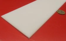 Hdpe White Bar .125" (1/8") Thick x 3.25" Wide x 36" Long, 6 Pcs, 18 Ft
