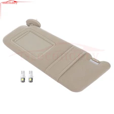 Left Side Sun Visor FITS 2009-2016 Toyota Venza 2.7L 3.5L + Light  W/Sunroof LH