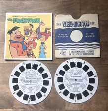 View-Master B514, The Flinstones, Reels 2 3 ONLY Booklet, 1962, NO Sleeve