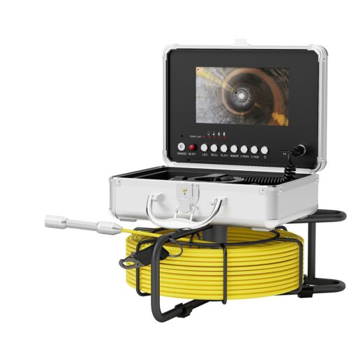 Telecamera ispezione tubi fognari 7 pollici HD condutture endoscopio industriale 20M DVR - Foto 5 di 14