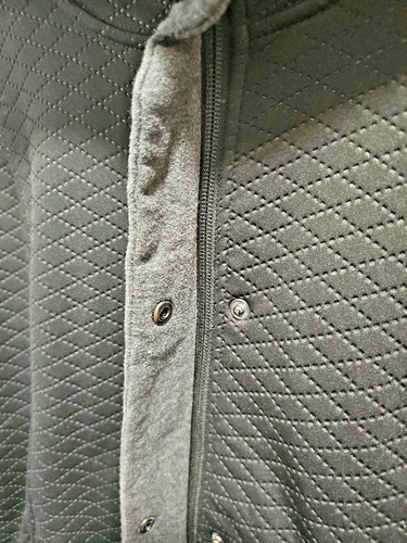 THE NORTH FACE Ws ReCOVER UP Fleece Hooded Jacket Coat Black Gray Small - Bild 7 von 12