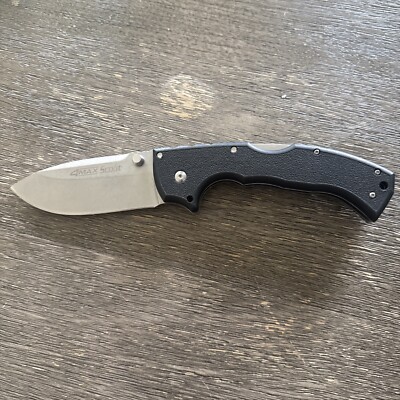 Cold Steel 4-MAX Scout Folding Knife Black Griv-Ex Handle AUS10A Steel 62RQZ