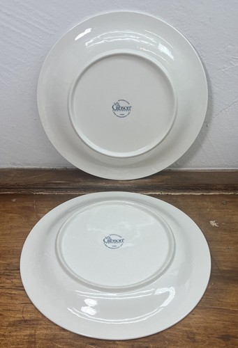 Gibson Four Seasons Set Of 2 Dinner Plates White - Picture 8 of 9