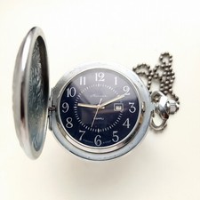 Pocket Watch MOLNIJA QUARTZ 2460 SOVIET russian USSR PHOENIX BEST FREE SHIPPING
