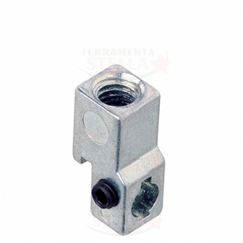 BOCCOLA FILETTATA 9908 ISEO x ANCORAGGIO ASTE X BARRA FILETTATA M8 ADATTO X CIS