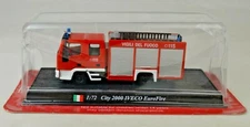DelPrado City 2000 Iveco EuroFire Fire Truck 1:72 Scale Mint In Unopened Box 