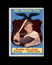 Frank Malzone Signed 1959 Topps All Star Boston Red Sox Autograph