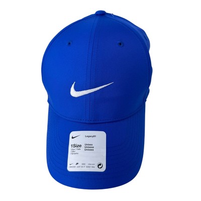 NEW Nike Golf Royal Legacy91 Performance Adjustable Hat Blue Unisex One Size