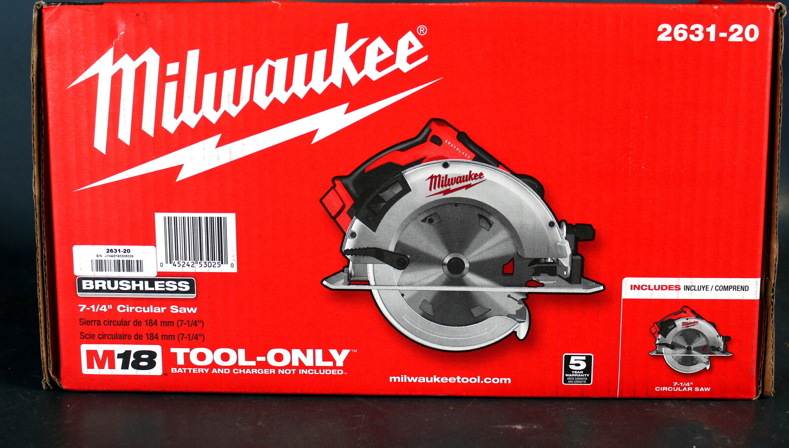 Milwaukee 2631 20 M18 18v Lithium Ion Brushless Cordless 7 1 4 Circular Saw For Sale Online Ebay