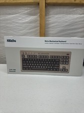 Retro Mechanical Keyboard, Bluetooth/2.4G/Usb-C Hot Swappable Gaming Keyboard wi