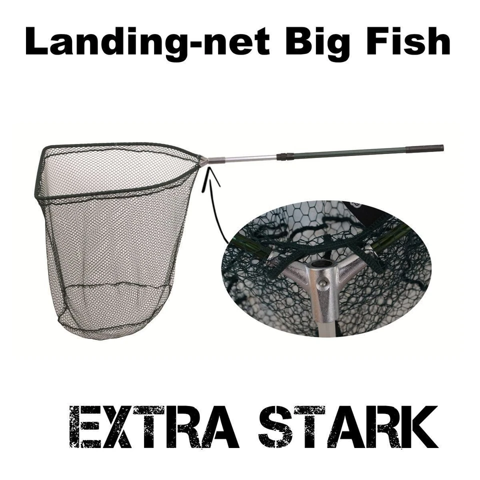 Specialist Big Fish Kescher / Landing Net mit Metallkopf u. Telestiel