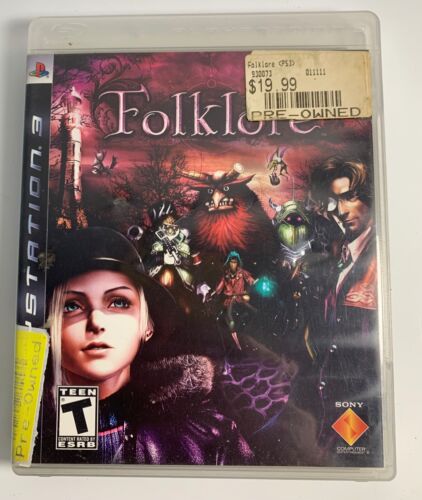 Folklore Sony PlayStation 3 2007 PS3 Complete w/ Manual CIB