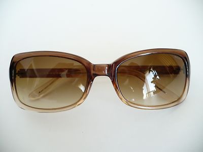 Ralph Lauren Brown Sunglasses w Black Hardshell Case Holder 7518/S