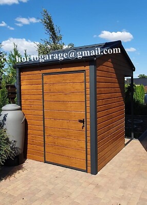 2x3 Metallgarage Blechgarage GERÄTESCHUPPEN Garage Container Versteck Laube