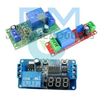 DC 12V NE555 Digitla LED Display Delay Time Relay Timer Switch Adjustable Module