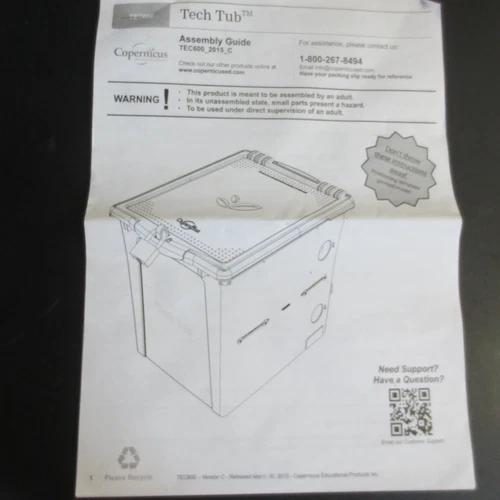 COPERNICUS TECH TUB TEC 600 - HOLDS 6 DEVICES