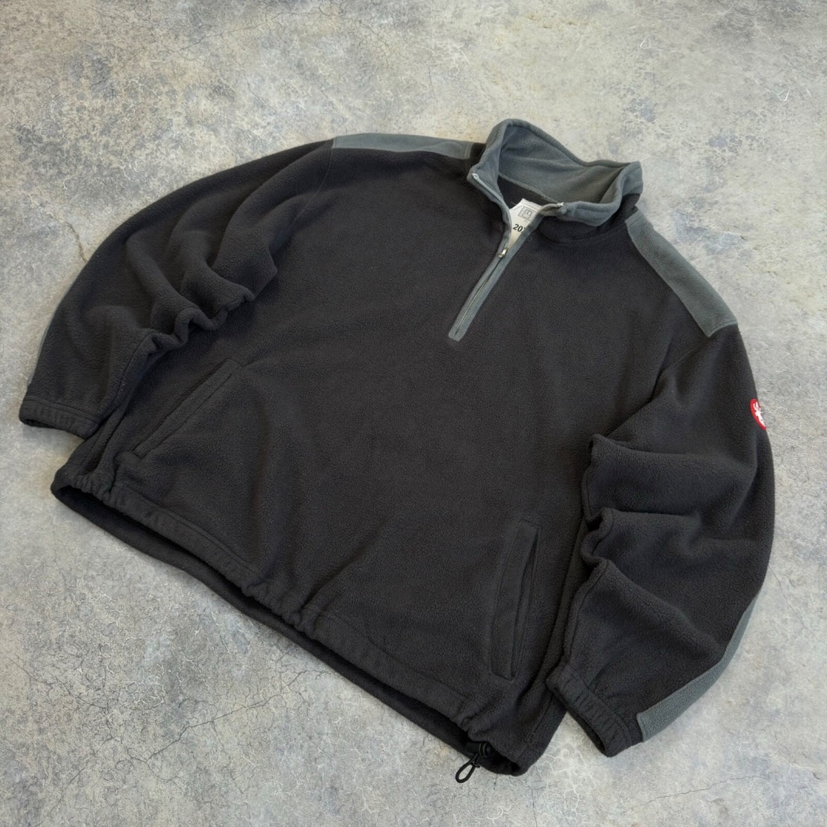 CAV EMPT 20XVIII FLEECE 1/4 ZIP PULLOVER SWEATSHIRT CREWNECK ADULT