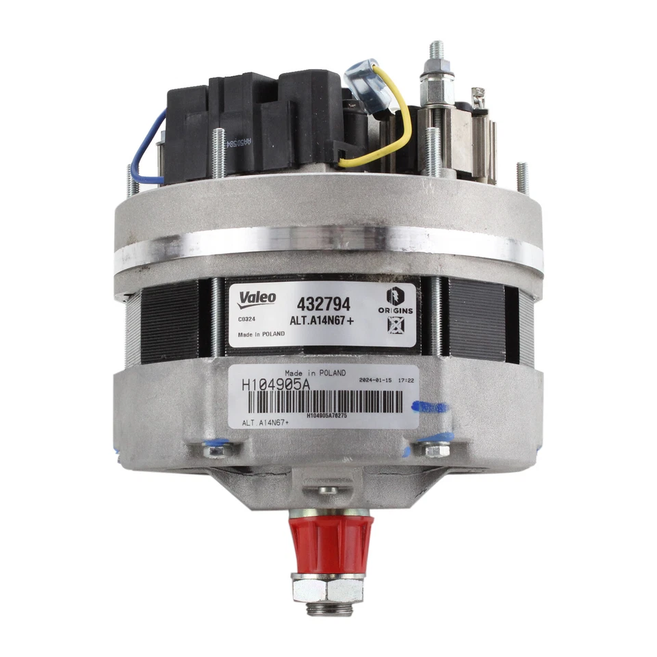 For Porsche 911 1985-1989 H6 3.2L 3.3L Alternator Valeo New 432794 - Image 2 of 4