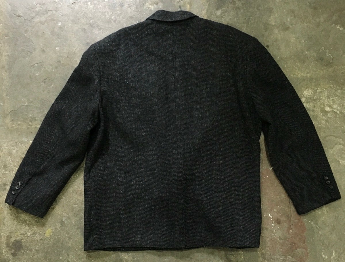 Vintage 1990s Comme des Garcons Homme Plus oversized boxy tweed 