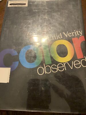 Color Observed Enid Verity 1980 Hardcover Dust Jacket Van Nostrand Reinhold