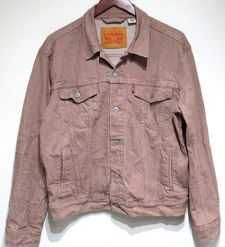 Levi's FAINT BROWN JEANSJACKE MED Trucker 72334 8392 RedTab 2021 Denim Rare