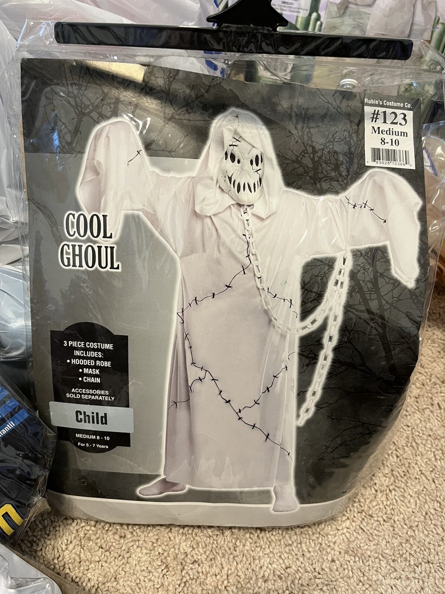 cool ghoul white ghost costume 8-10 child euc | eBay
