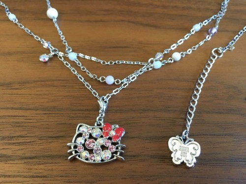 Anna Sui x Hello Kitty Face Necklace 