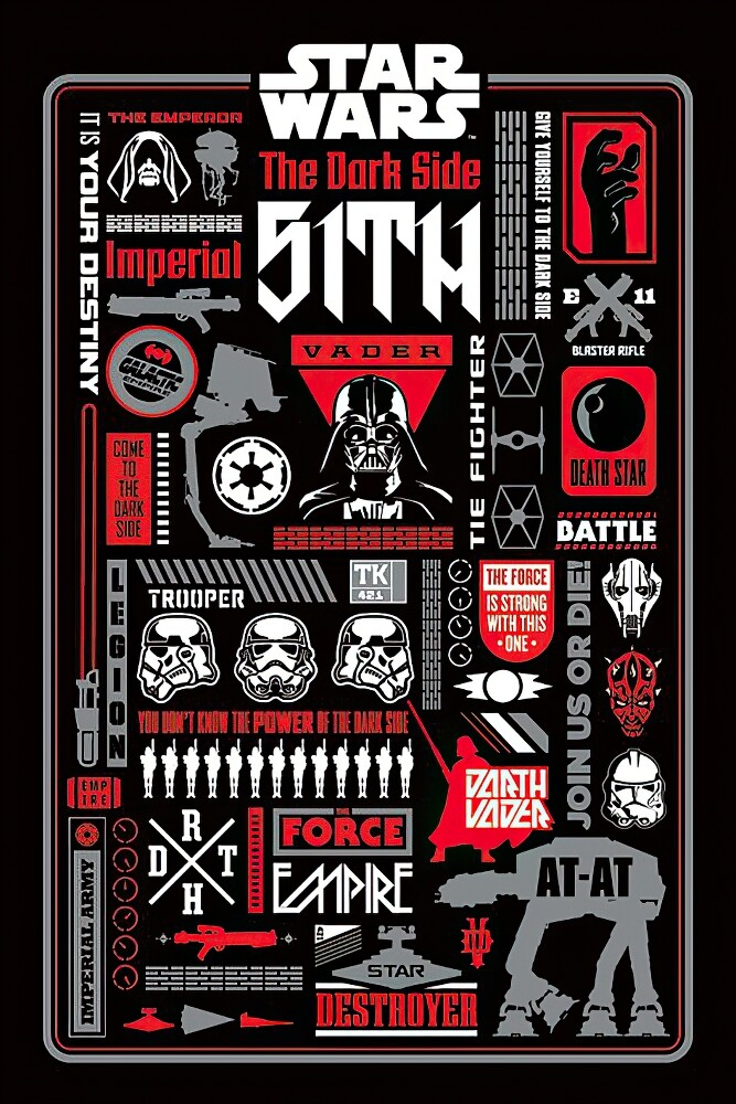 Star Wars - Movie Poster / Print (Boba Fett & Death Star) (Size