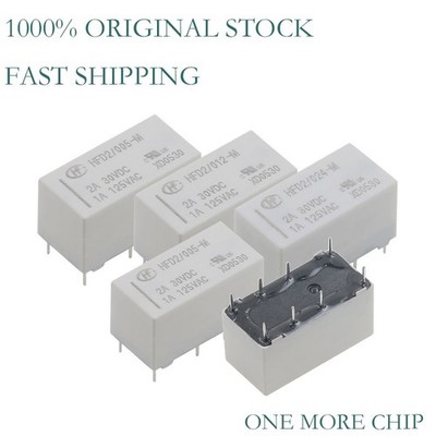 5PCS HFD2/005-M HFD2/012-M HFD2/024-M DIP 8P 1A HFD2 HONGFA RELAY STOCK