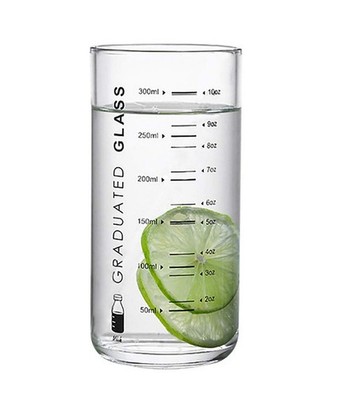 Glass Measuring Cup 10 Oz For Milk,Juice,Milkshake, vegetable, coffee, salad,...