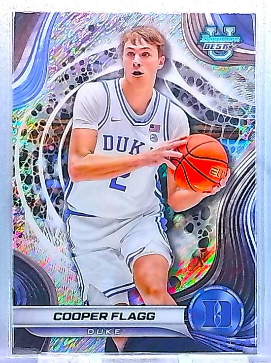 2024-25 Bowman's Best University #16 Cooper Flagg Shimmer Refractors