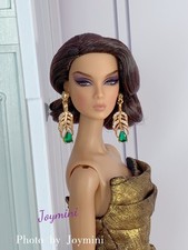 Earrings For Fashion Royalty Integrity Poppy Parker NuFace Dolls Crystal Jewelry