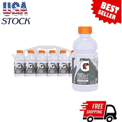 Gatorade Frost Thirst Quencher Glacier Cherry Sports Drinks, 12 fl oz, 12 Count.
