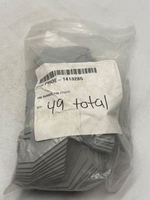 Phoenix Contact End Barrier 1413285 Terminal Block Accessories Gray-49PK