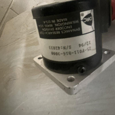 Dynamics Research Corp (DRC) Incremental Optical Encoder, Quadrature
