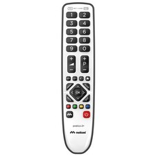Telecomando tv Meliconi 806170 GUMBODY Pratico 2+ Argento e Nero