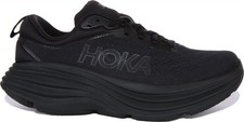 Hoka Bondi 8 Vegan Heel Pull Tab Running Shoe Black Womens Size 3 - 8
