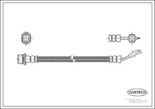 Flexible de frein Toyota AVENSIS