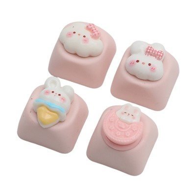 Mechanical Keyboards Resin Keycaps With 3D Cartoon Colorful Enhances Typing