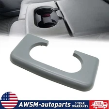 Center Console For 1999-2010 Ford F250 F350 F450 Cup Holder Armrest Pad Gray