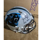 Luke Kuechly Carolina Panthers Autographed Helmet Beckett 2012 DROY