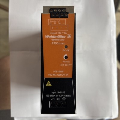Weidmüller PRO MAX 120W 24V 5A switching power supply unit