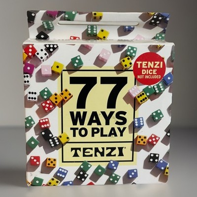 77 Ways to Play TENZI Dice Game Card Deck (Dice Not Included) Carma Games