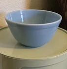 Pyrex Bluebelle Delphite Blue 1 1/2 Qt Mixing Bowl Vintage 7" Ovenware Dish MCM