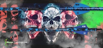 Xbow-TB '' Skull edition blue '' Adder / RX 130-160lbs Killer Bodkin