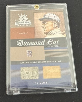 2003 Donruss Diamond Kings Ty Cobb ''Diamond Cut'' DC-108 Card 1/25